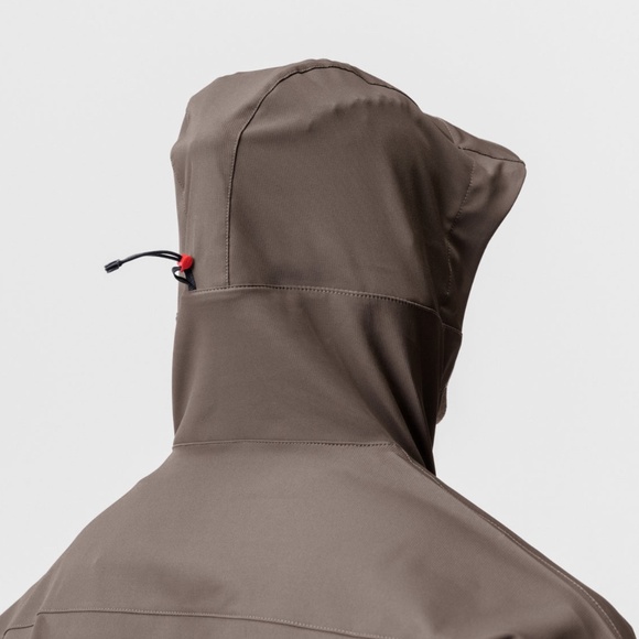 0717. Weather-Ready Anorak Jacket - Deep Taupe - Picture 5 of 6